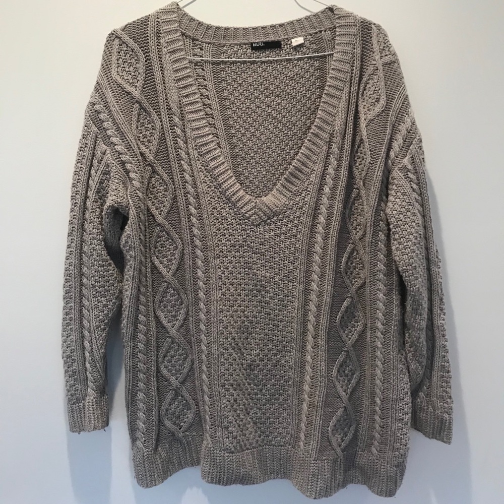 BDG Urban Outfitters oversized sweater in grey